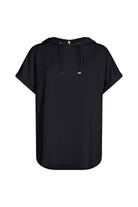 Soya Concept Banu Short Sleeve Hoodie - Black