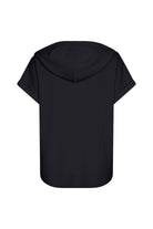 Soya Concept Banu Short Sleeve Hoodie - Black