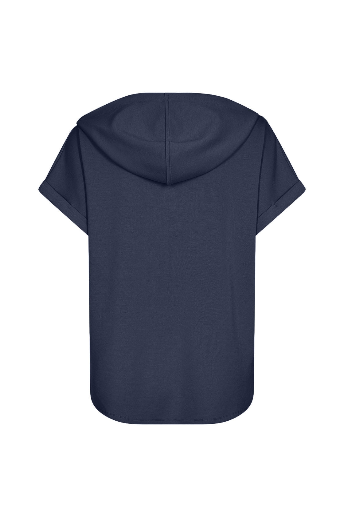 Soya Concept Banu Short Sleeve Hoodie - Navy