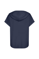 Soya Concept Banu Short Sleeve Hoodie - Navy