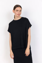 Soya Concept Banu Short Sleeve T-Shirt - Black