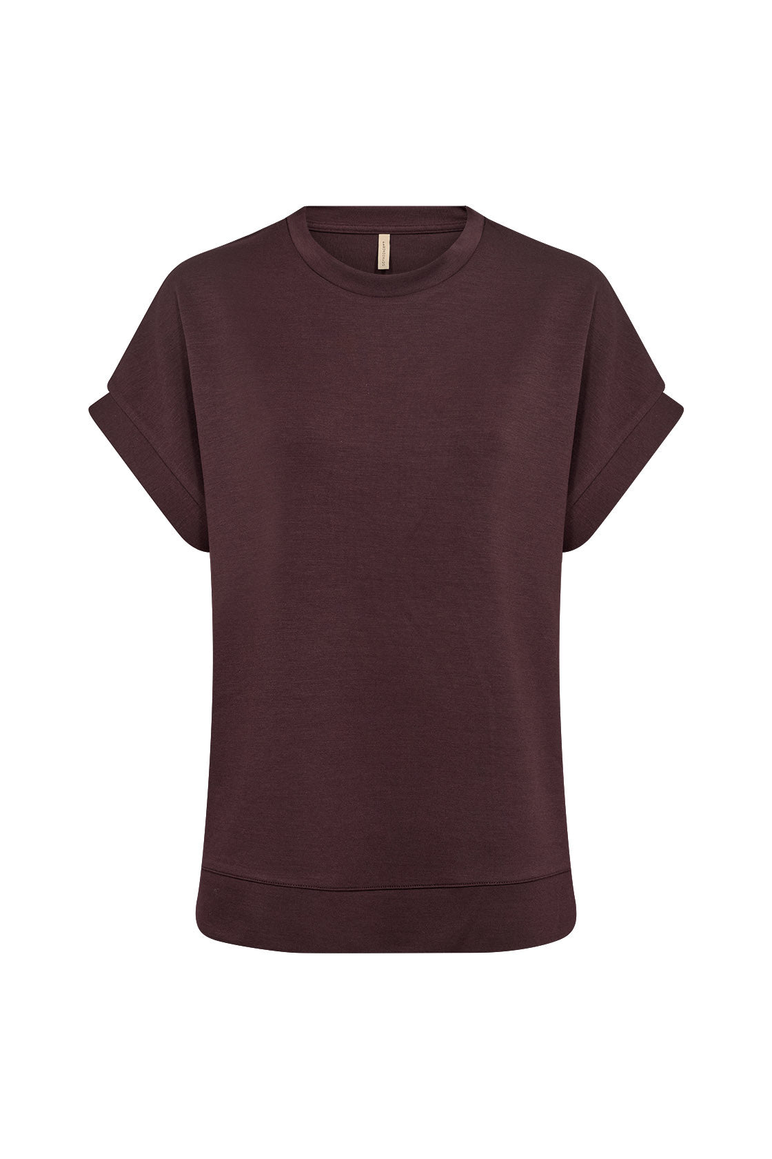 Soya Concept Banu Short Sleeve T-Shirt - Chocolate Plum