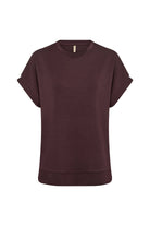 Soya Concept Banu Short Sleeve T-Shirt - Chocolate Plum
