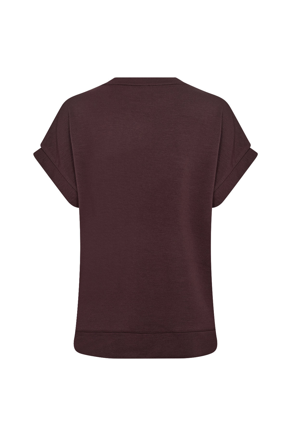 Soya Concept Banu Short Sleeve T-Shirt - Chocolate Plum