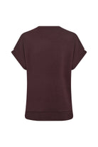 Soya Concept Banu Short Sleeve T-Shirt - Chocolate Plum