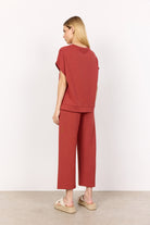 Soya Concept Banu Short Sleeve T-Shirt - Mineral Red