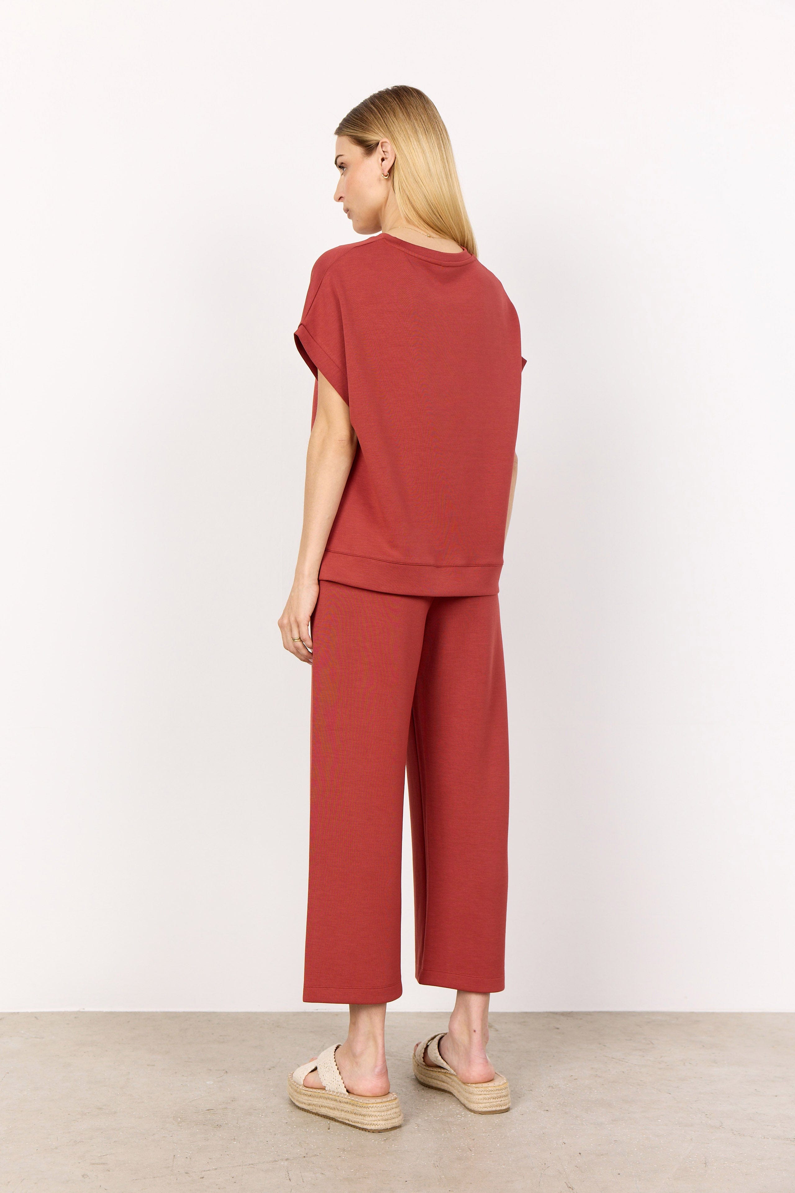 Soya Concept Banu Short Sleeve T-Shirt - Mineral Red