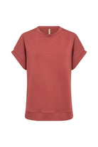 Soya Concept Banu Short Sleeve T-Shirt - Mineral Red