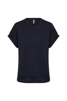 Soya Concept Banu Short Sleeve T-Shirt - Navy