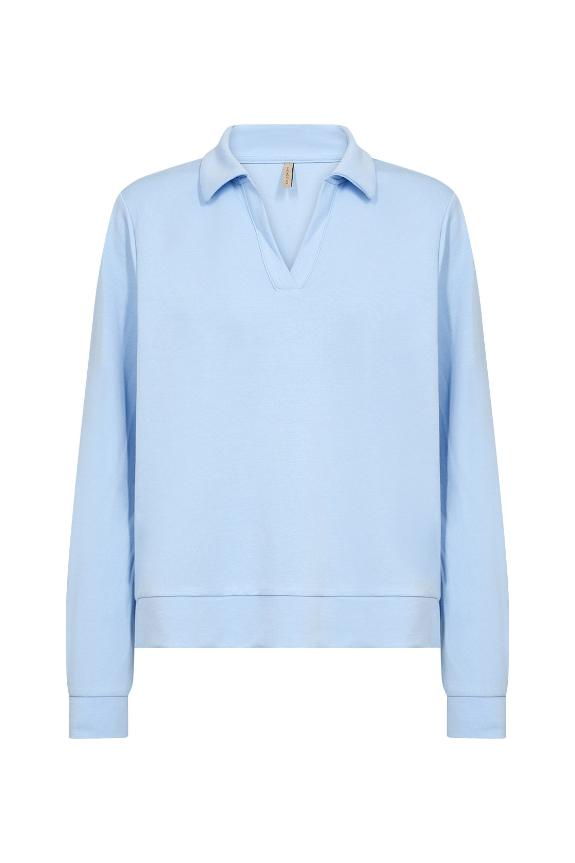 Soya Concept Banu Sweatshirt with Collar - Windsurfer