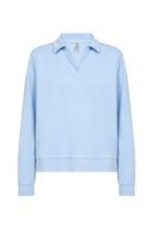 Soya Concept Banu Sweatshirt with Collar - Windsurfer