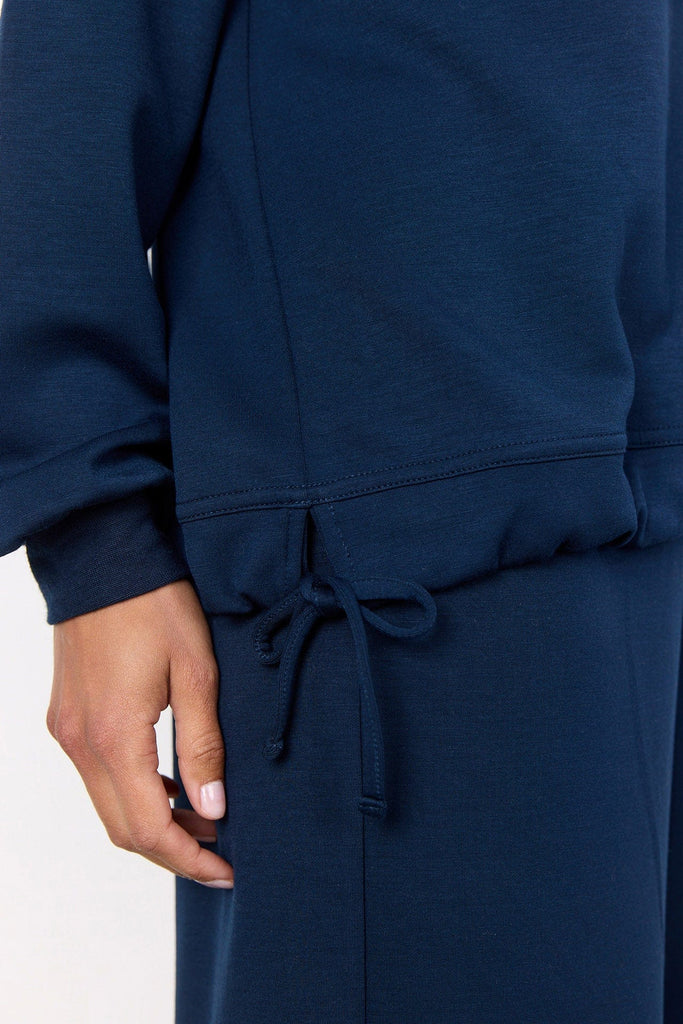 Soya Concept Banu Sweatshirt with Pocket Detail - Navy