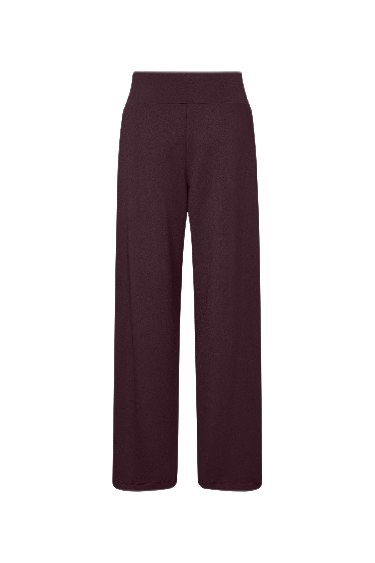 Soya Concept Banu Wide Leg Trousers - Chocolate Plum
