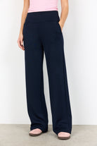 Soya Concept Banu Wide Leg Trousers - Navy