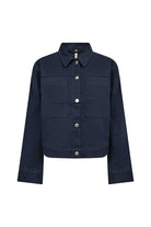 Soya Concept Bess Cotton Stretch Jacket - Navy