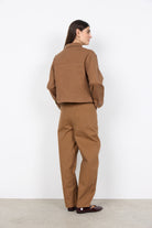 Soya Concept Bess Cotton Stretch Jacket - Toffee