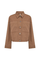 Soya Concept Bess Cotton Stretch Jacket - Toffee