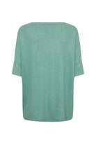 Soya Concept Biara Supersoft Half Sleeve Jumper - Frosty Spruce Melange