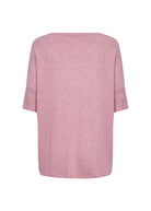 Soya Concept Biara Supersoft Half Sleeve Jumper - Mauve Orchid Melange