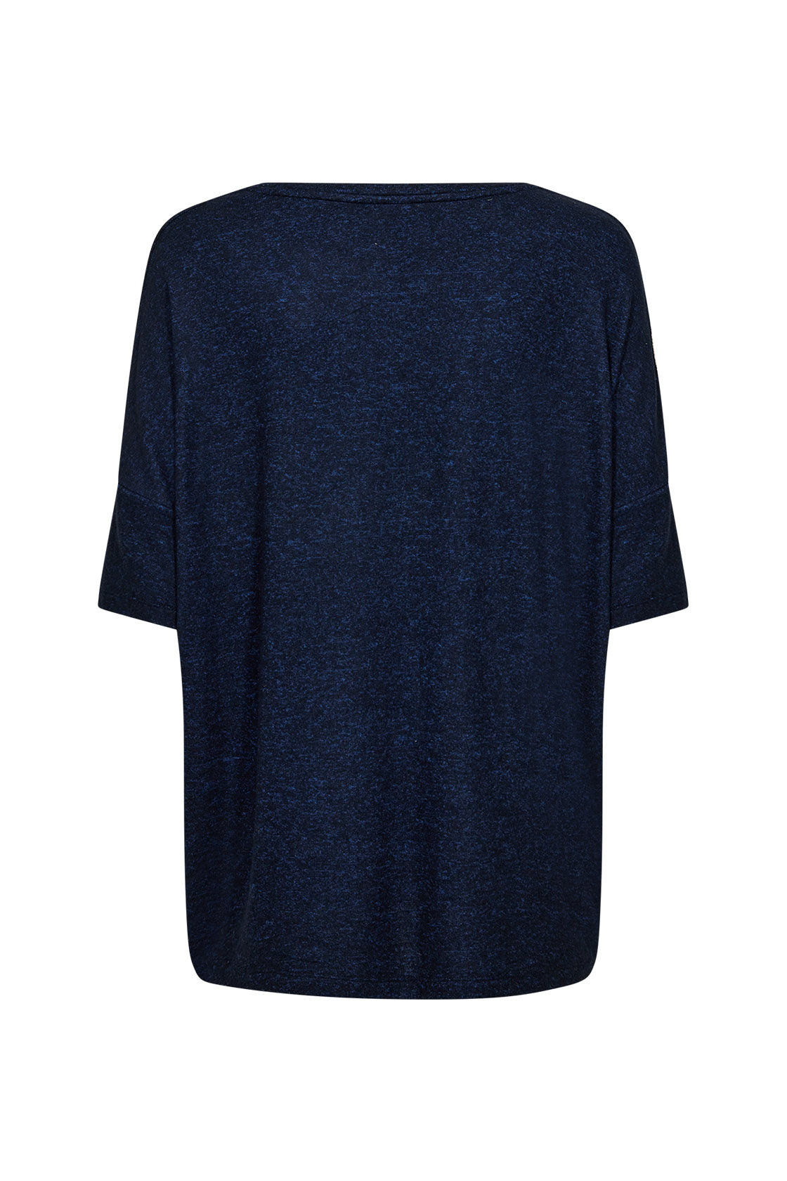 Soya Concept Biara Supersoft Half Sleeve Jumper - Navy Melange