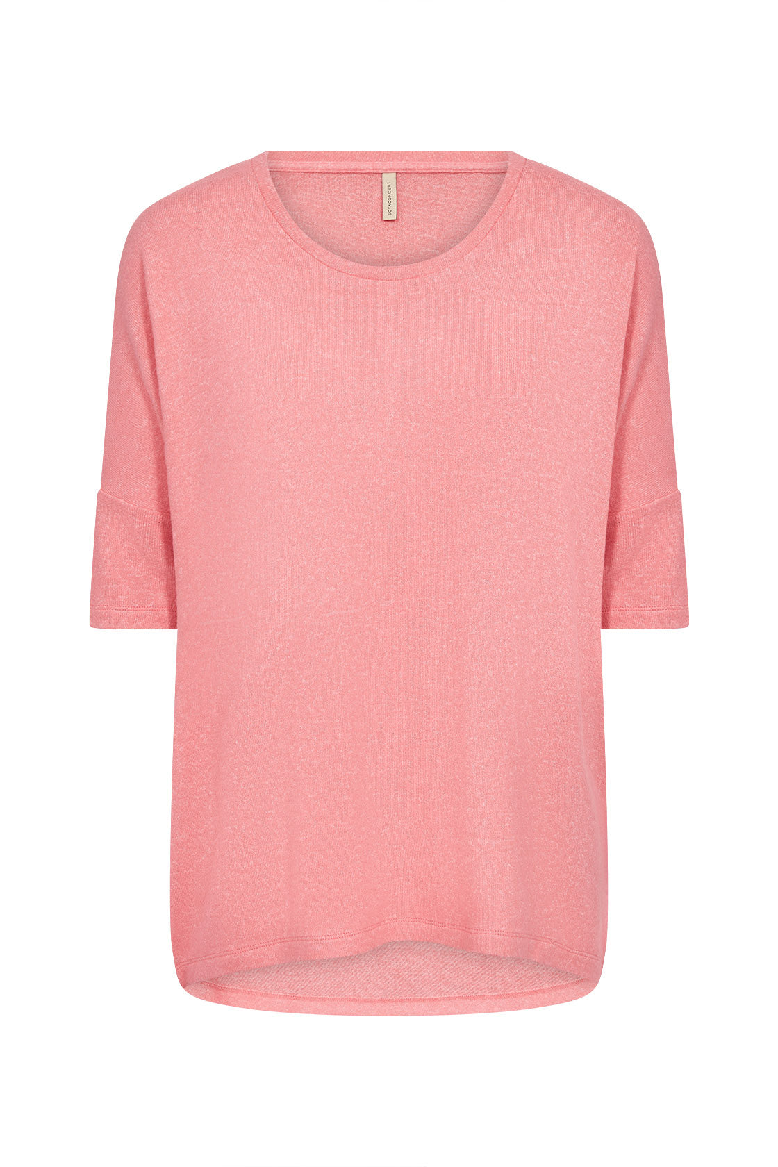 Soya Concept Biara Supersoft Half Sleeve Jumper - Rapture Rose Melange