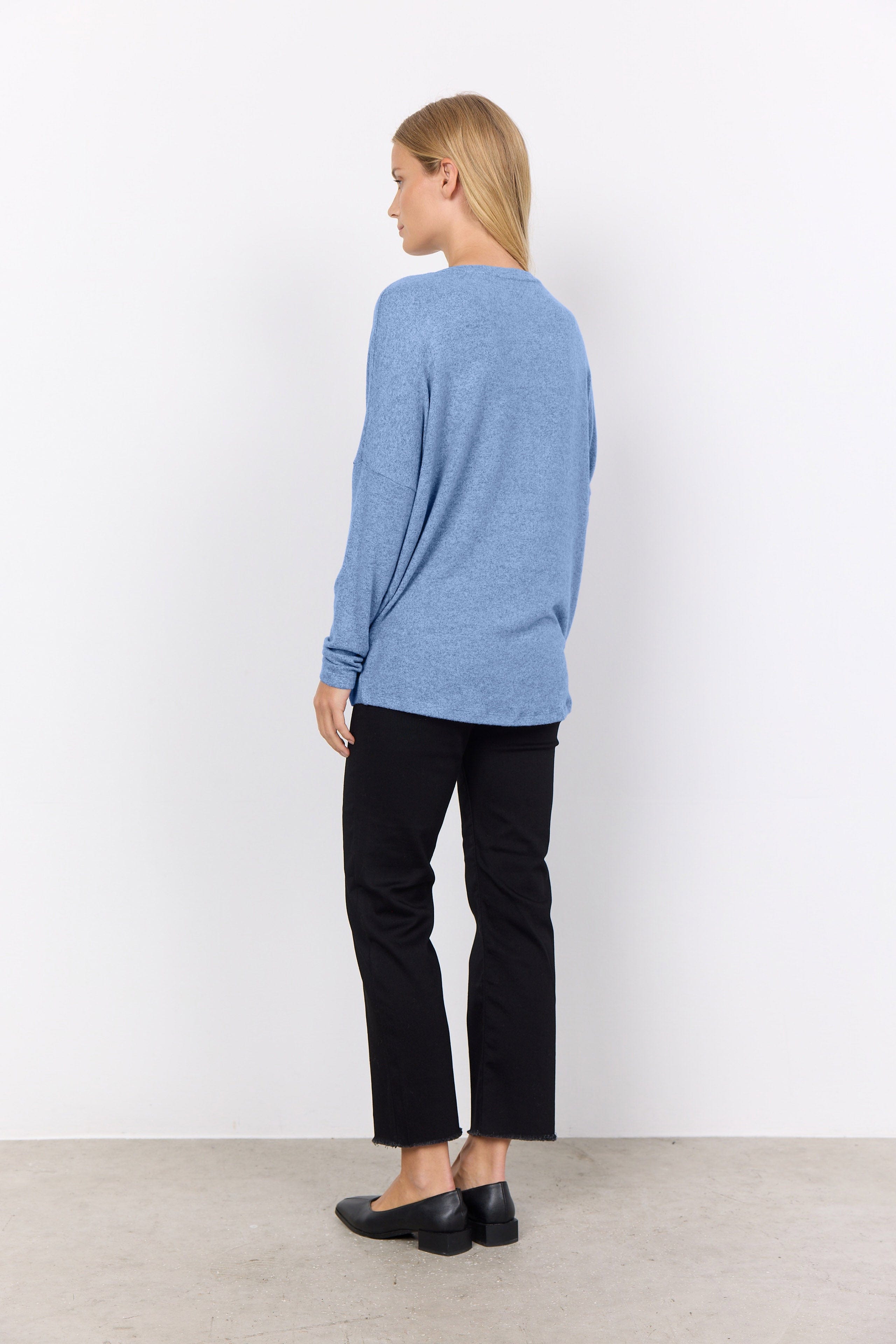 Soya Concept Biara Supersoft Jumper - Air Blue Melange