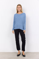 Soya Concept Biara Supersoft Jumper - Air Blue Melange