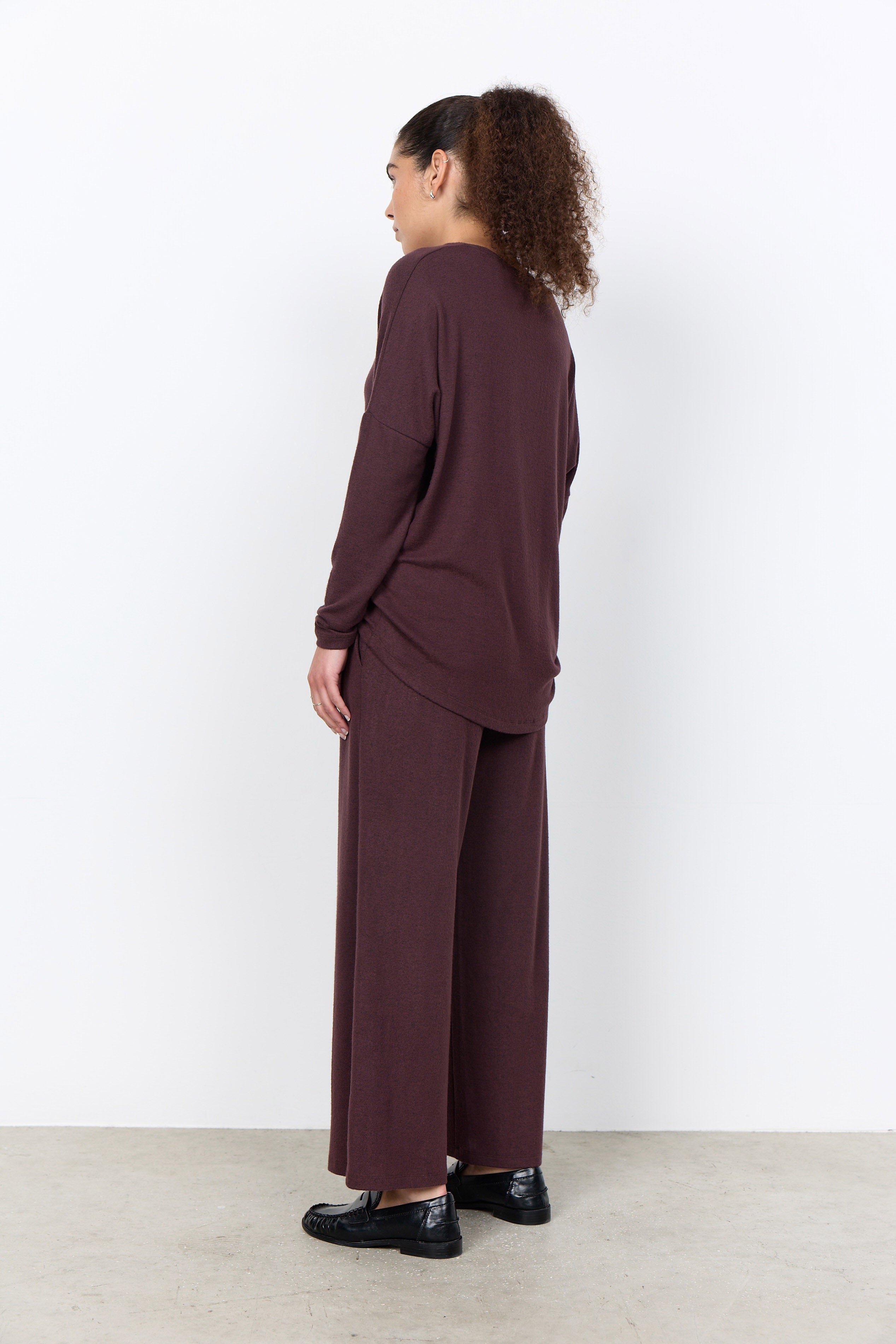 Soya Concept Biara Supersoft Jumper - Chocolate Plum Melange