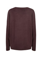 Soya Concept Biara Supersoft Jumper - Chocolate Plum Melange
