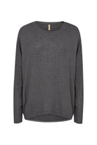 Soya Concept Biara Supersoft Jumper - Dark Earth Melange