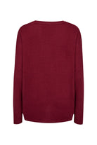 Soya Concept Biara Supersoft Jumper - Dark Red Melange