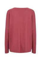 Soya Concept Biara Supersoft Jumper - Dark Red Melange