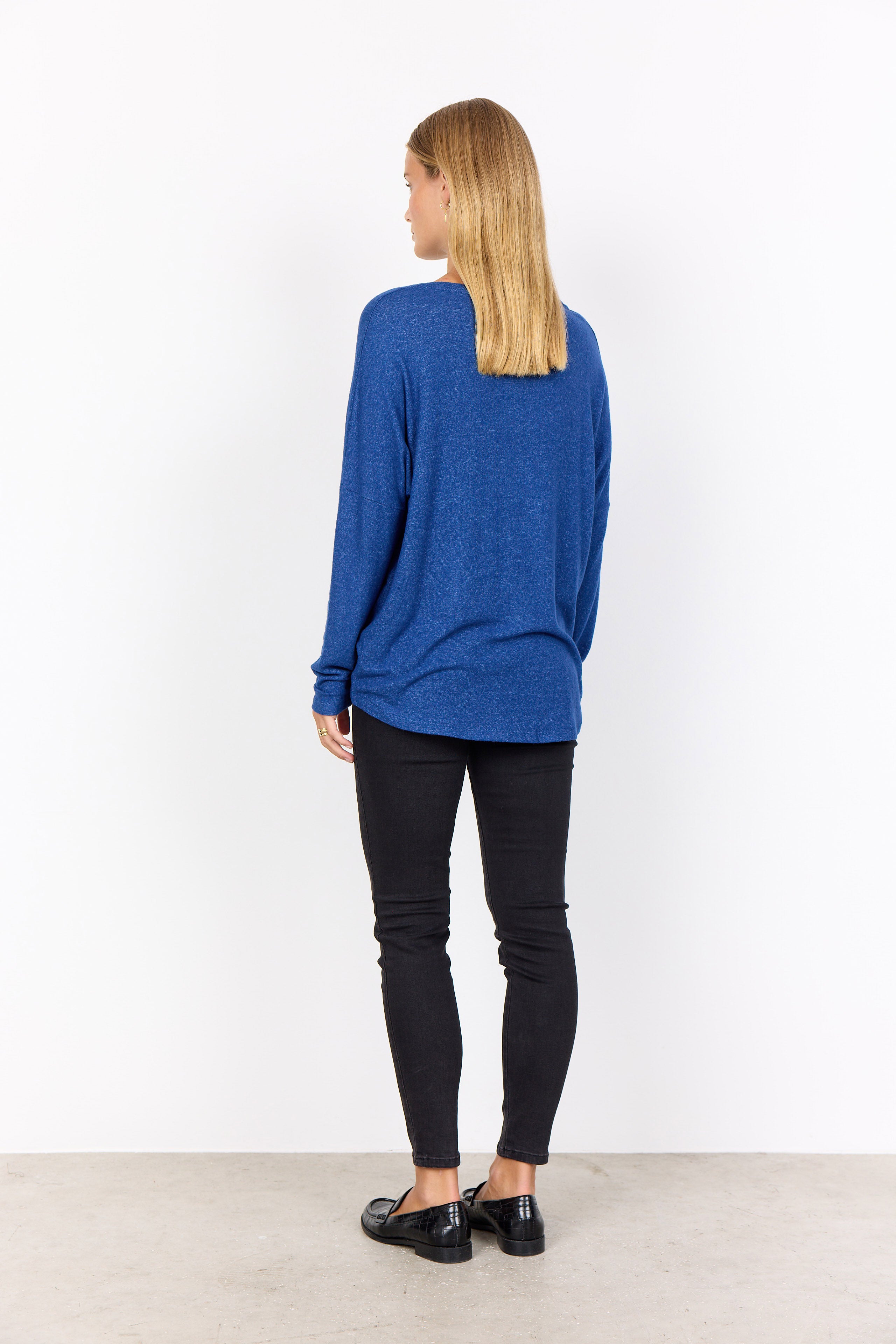 Soya Concept Biara Supersoft Jumper - Estate Blue Melange