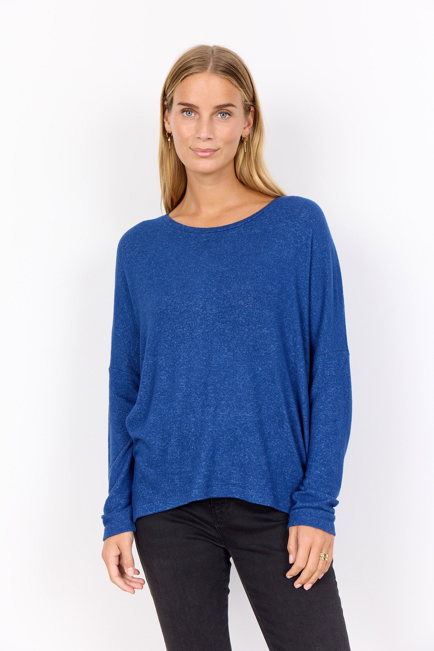 Soya Concept Biara Supersoft Jumper - Estate Blue Melange