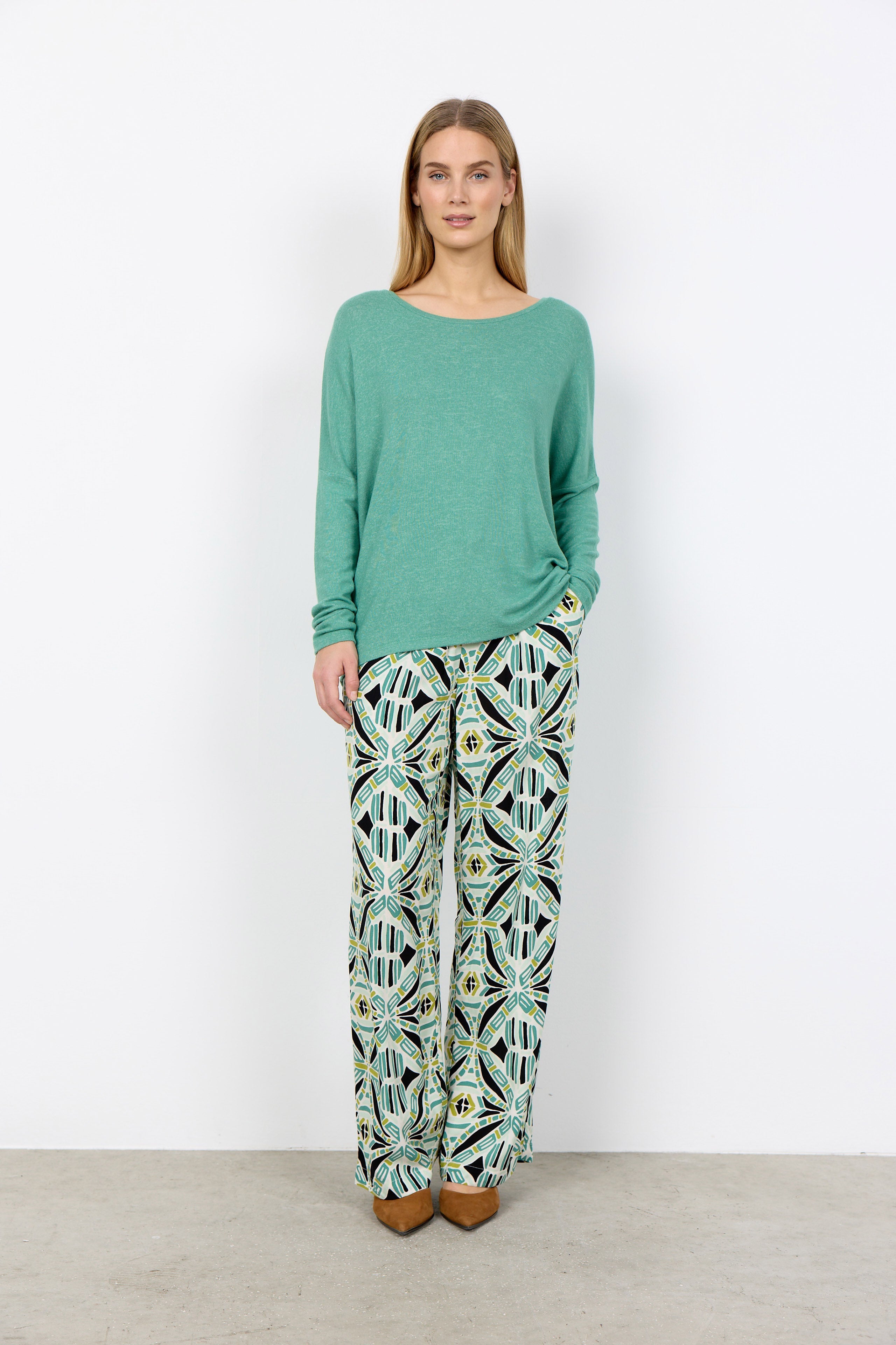 Soya Concept Biara Supersoft Jumper - Frosty Spruce Melange
