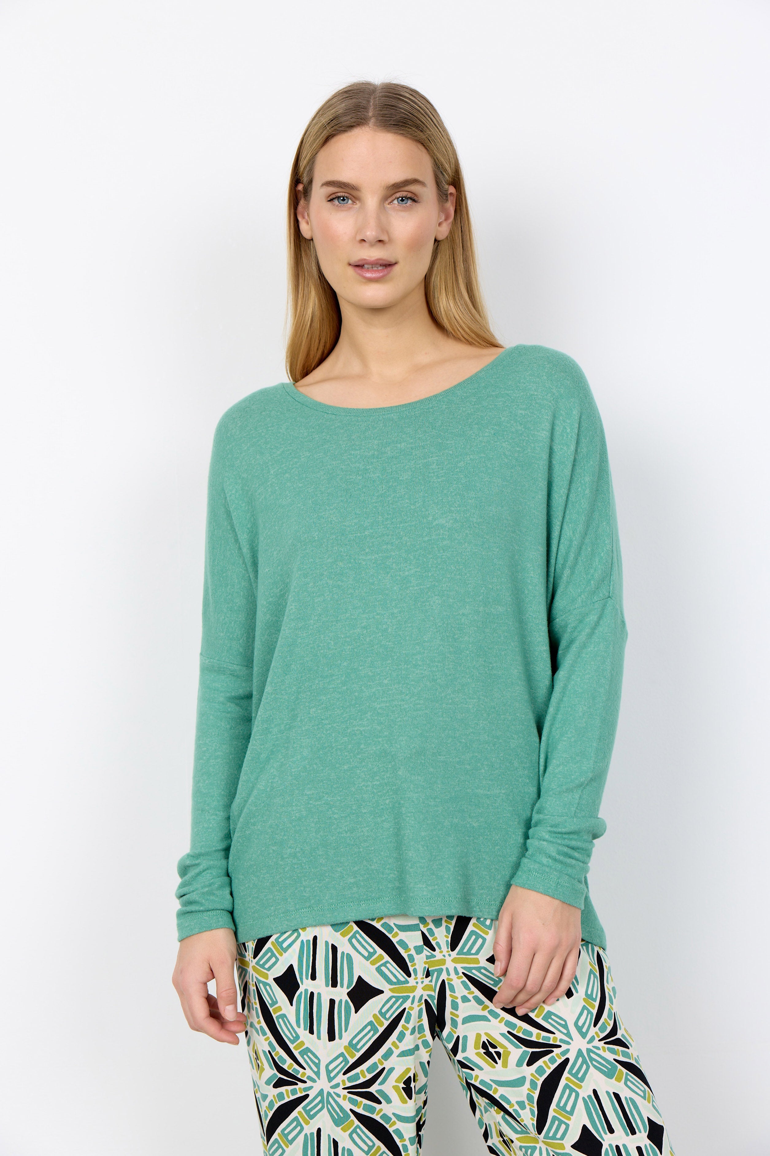 Soya Concept Biara Supersoft Jumper - Frosty Spruce Melange
