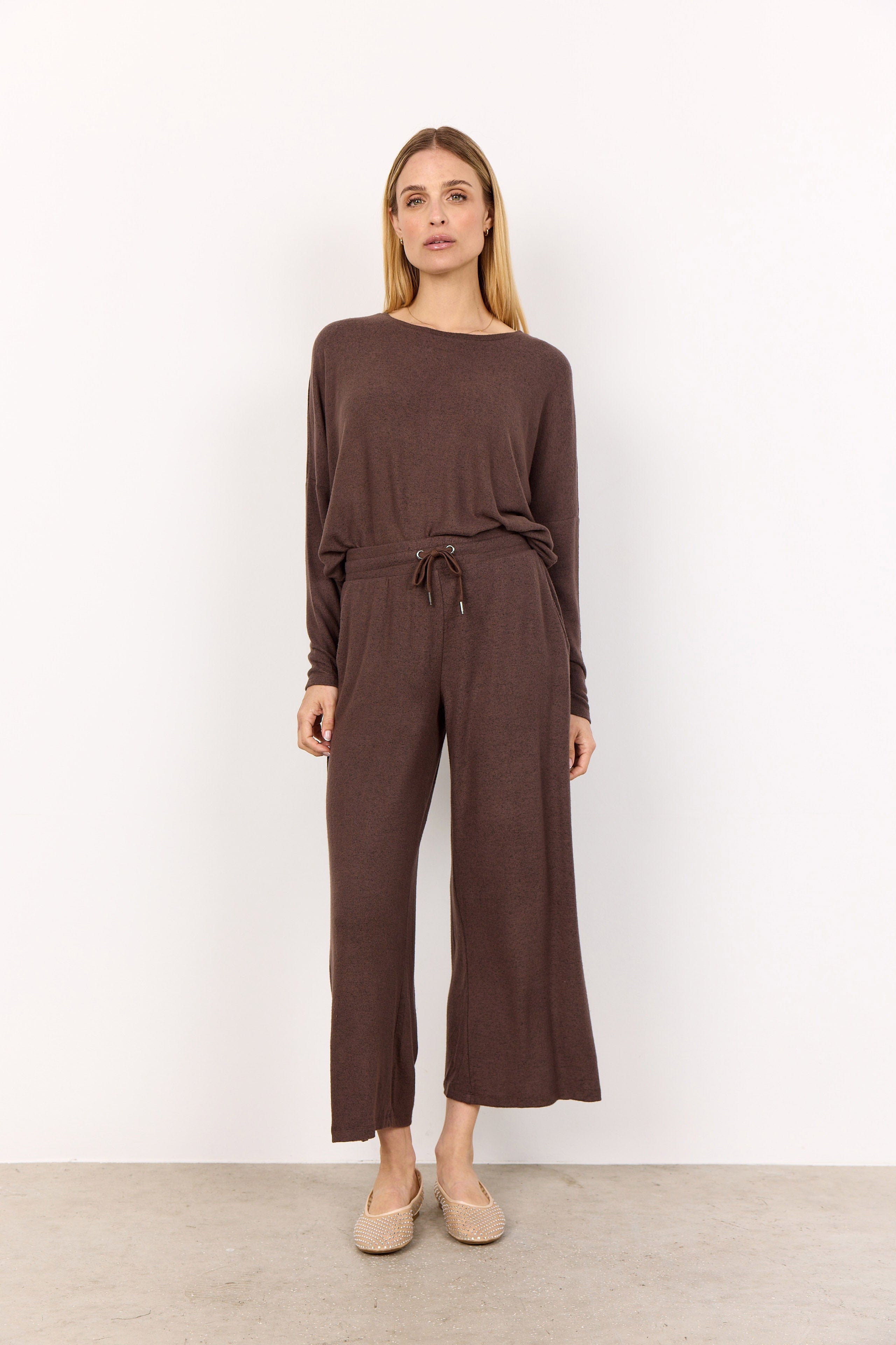 Soya Concept Biara Supersoft Jumper - Hot Fudge Melange