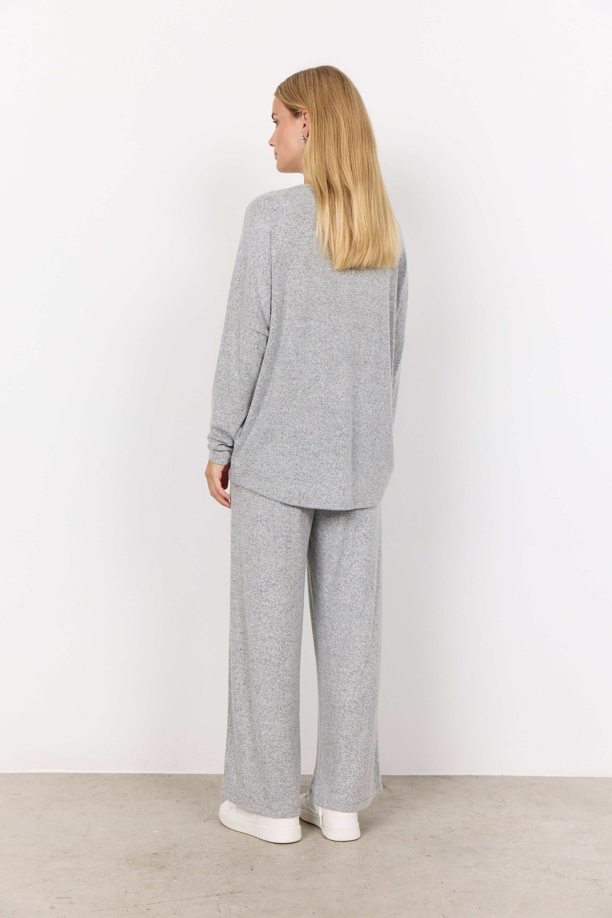 Soya Concept Biara Supersoft Jumper - Light Grey Melange