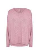 Soya Concept Biara Supersoft Jumper - Mauve Orchid Melange