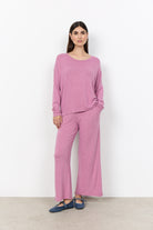 Soya Concept Biara Supersoft Jumper - Mauve Orchid Melange