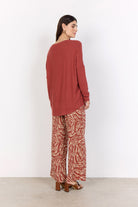 Soya Concept Biara Supersoft Jumper - Mineral Red Melange