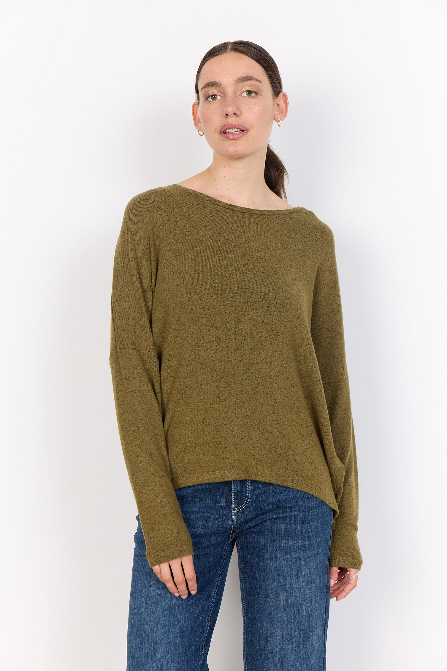 Soya Concept Biara Supersoft Jumper - Misty Green Melange