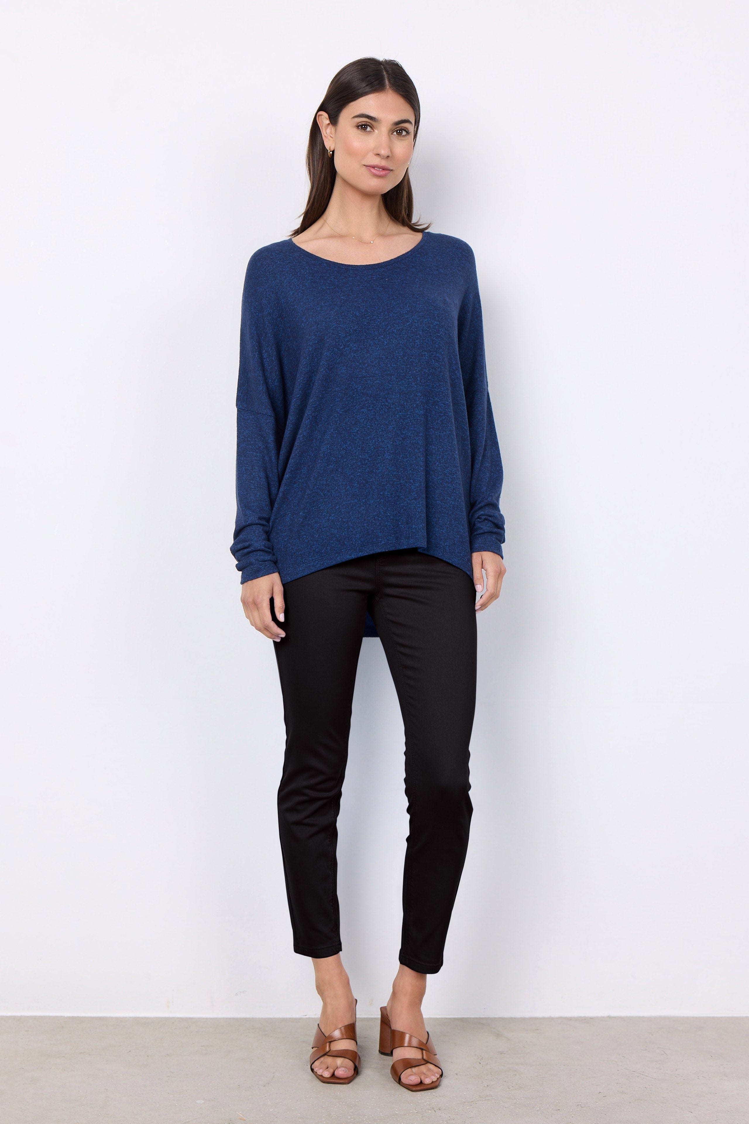 Soya Concept Biara Supersoft Jumper - Navy Melange