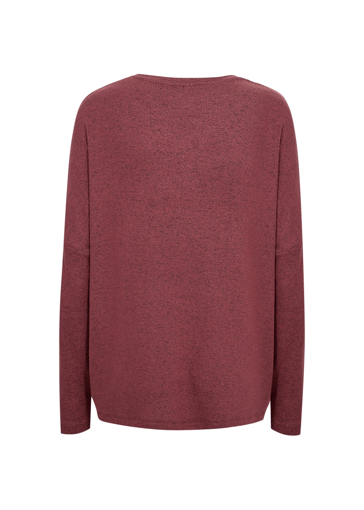 Soya Concept Biara Supersoft Jumper - Oxblood Red Melange