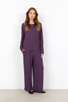 Soya Concept Biara Supersoft Jumper - Plum Perfect Melange
