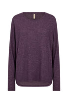 Soya Concept Biara Supersoft Jumper - Plum Perfect Melange