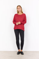 Soya Concept Biara Supersoft Jumper - Red Melange
