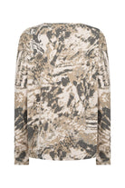 Soya Concept Biara Supersoft Patterned Jumper - Cream Melange Combi