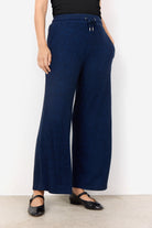 Soya Concept Biara Supersoft Trousers - Navy Melange