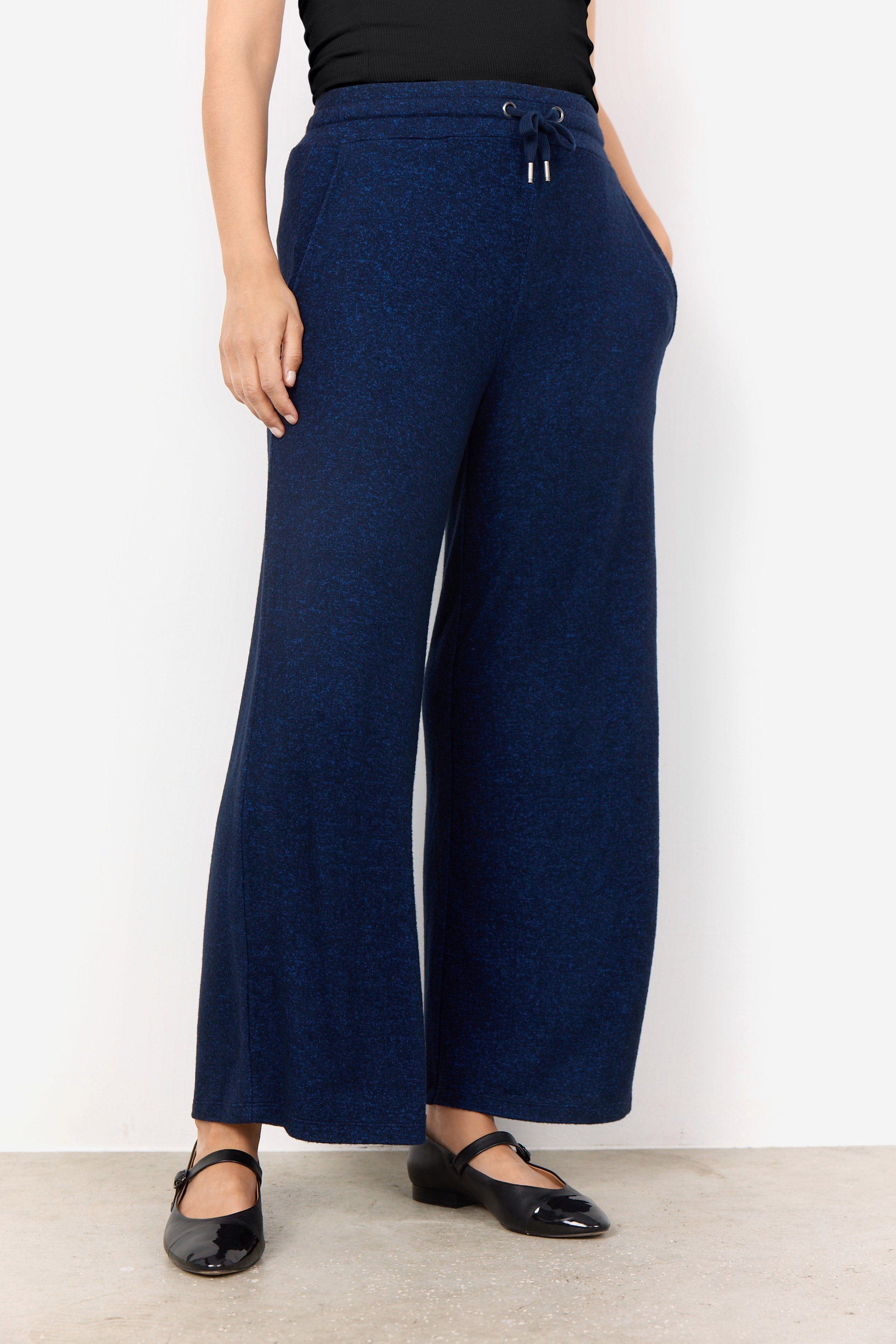 Soya Concept Biara Supersoft Trousers - Navy Melange
